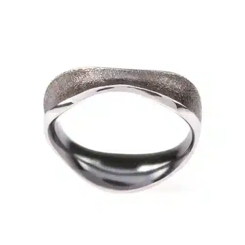 Van Bergen - Ring i oksidert sølv